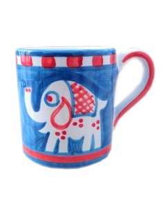Ceramic mug Elephant Positano