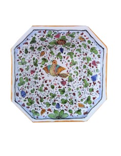 Ceramic octagonal bowl Arabesco