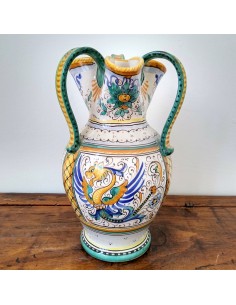 Vase with three handles