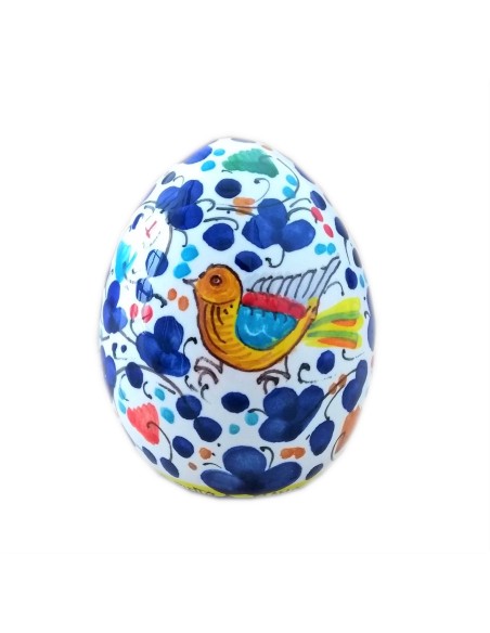 Easter egg blue and yellow Arabesco