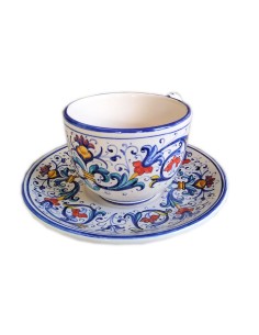 Bargello Cappuccino Cup and Saucer