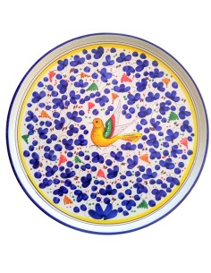 Pizza plate Arabesco blue