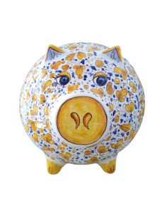 Ceramic piggy bank ancient Arabesco